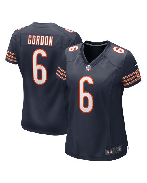 Women’s Chicago Bears Kyler Gordon Navy Game Player Jersey