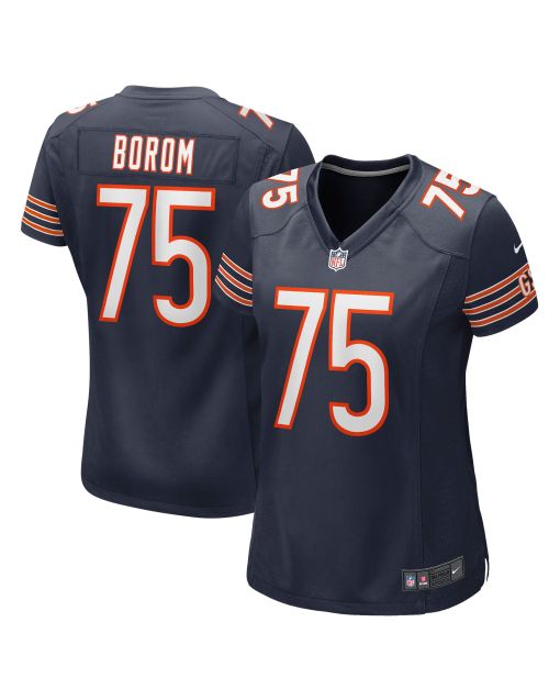 Women’s Chicago Bears Larry Borom Navy Game Jersey