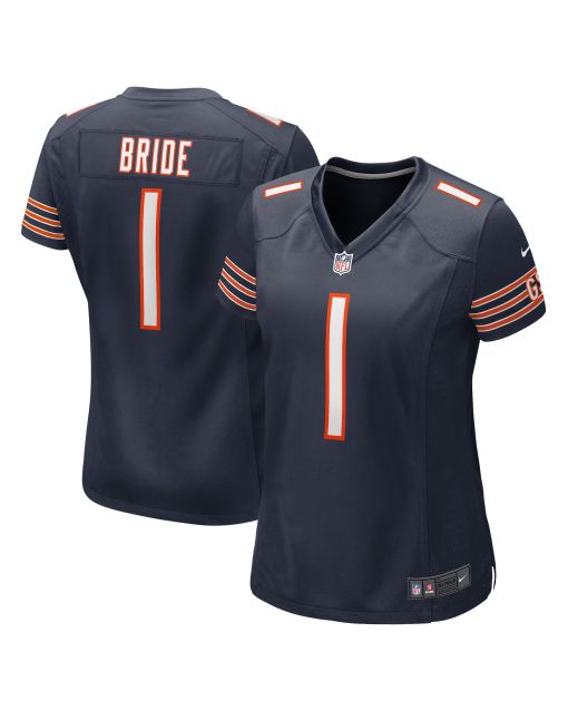 Women’s Chicago Bears Number 1 Bride Navy Game Jersey