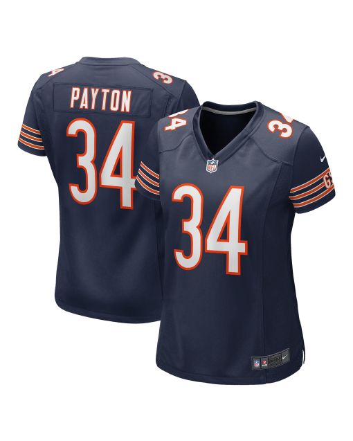 Women’s Chicago Bears Walter Payton Navy Game Retired Player Jersey