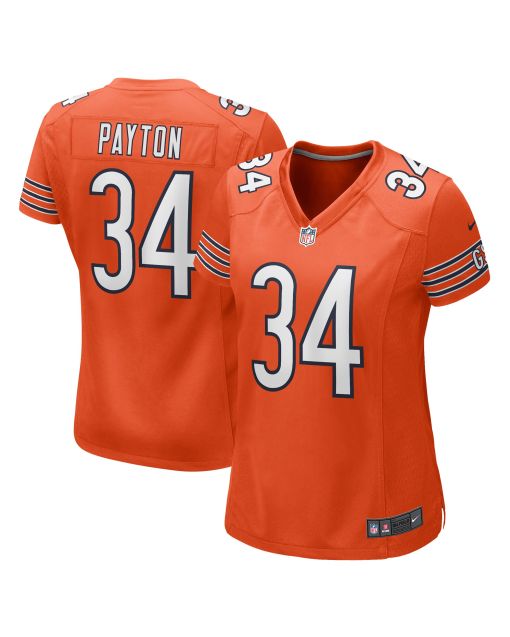 Women’s Chicago Bears Walter Payton Orange Retired Player Jersey