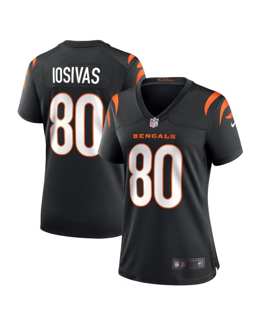 Women’s Cincinnati Bengals Andrei Iosivas Black Team Game Jersey