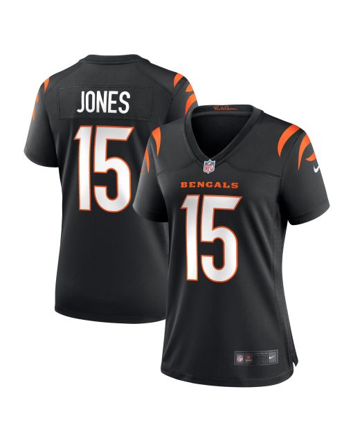 Women’s Cincinnati Bengals Charlie Jones Black Team Game Jersey