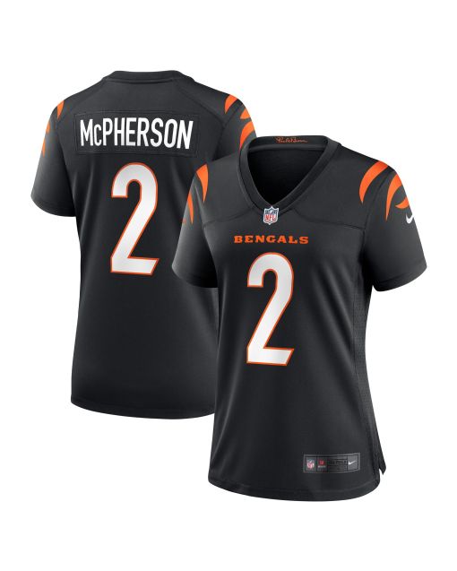 Women’s Cincinnati Bengals Evan McPherson Black Game Jersey