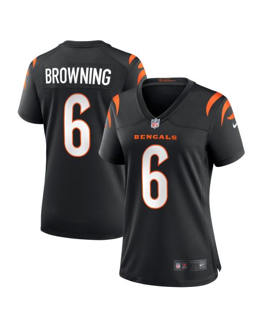 Women’s Cincinnati Bengals Jake Browning Black Game Jersey
