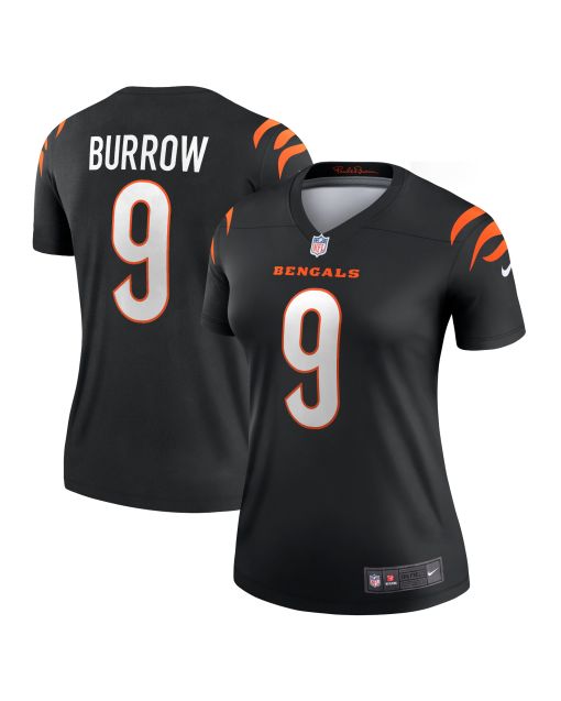Women’s Cincinnati Bengals Joe Burrow Black Legend Player Performance Top