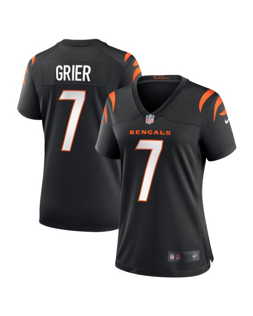 Women’s Cincinnati Bengals Will Grier Black Team Game Jersey