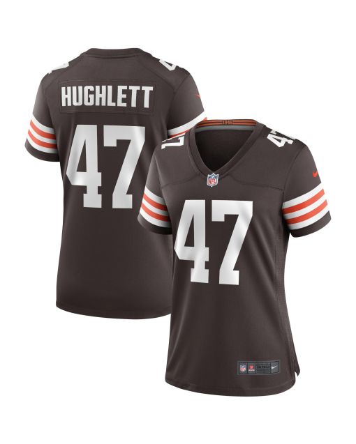 Women’s Cleveland Browns Charley Hughlett Brown Game Jersey