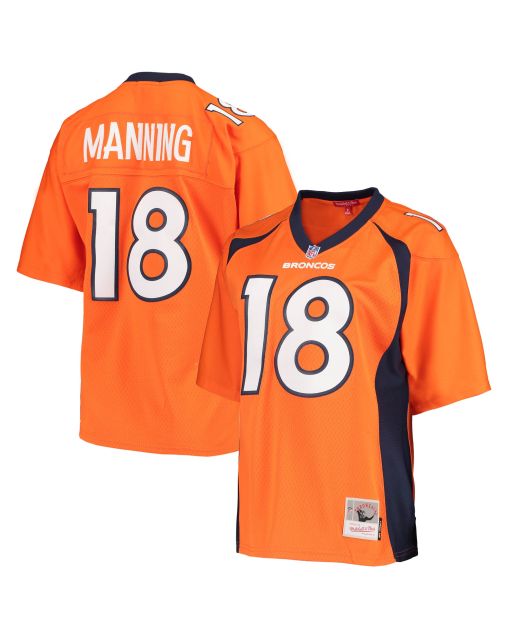 Women’s Denver Broncos Peyton Manning Mitchell & Ness Orange Legacy Player Jersey
