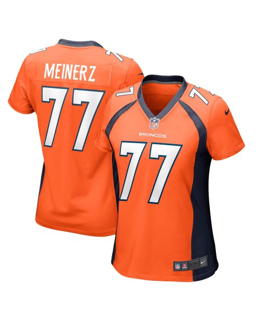 Women’s Denver Broncos Quinn Meinerz Orange Game Jersey