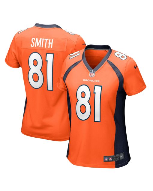 Women’s Denver Broncos Tre’Quan Smith Orange Game Jersey