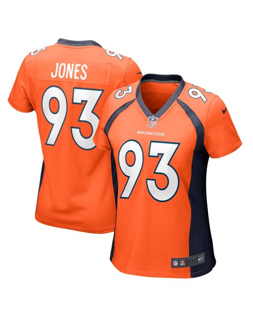 Women’s Denver Broncos Troy Jones Orange Game Jersey
