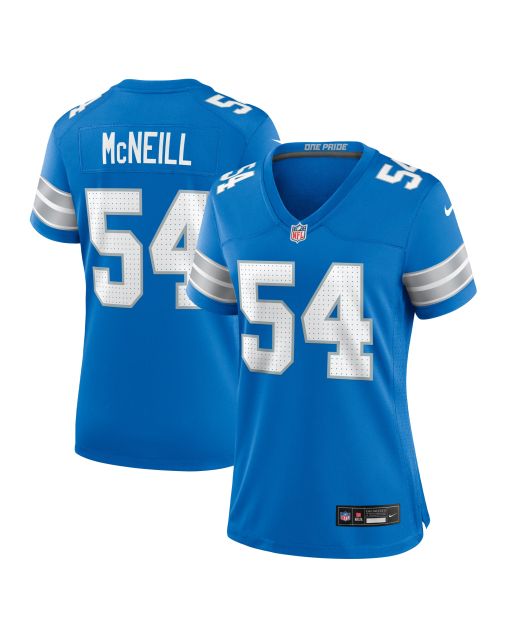 Women’s Detroit Lions Alim McNeill Blue Team Game Jersey