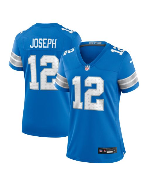 Women’s Detroit Lions Brandon Joseph Blue Team Game Jersey