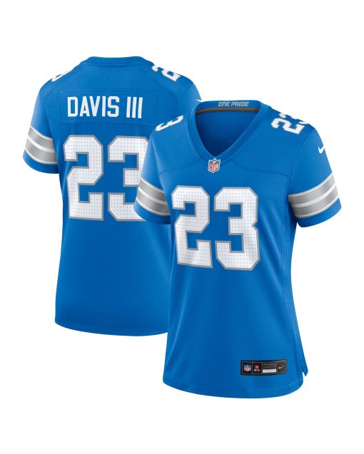 Women’s Detroit Lions Carlton Davis III Blue Game Jersey