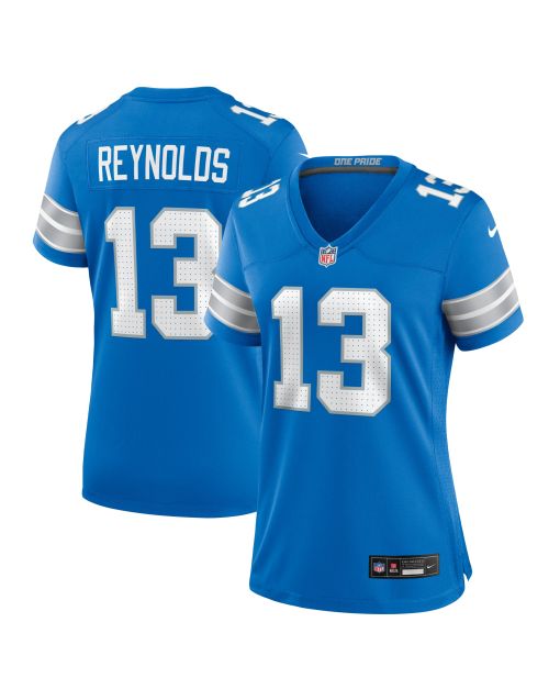 Women’s Detroit Lions Craig Reynolds Blue Team Game Jersey