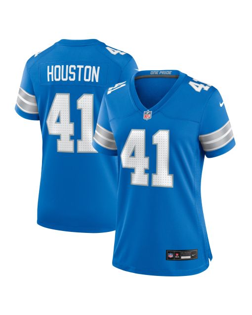 Women’s Detroit Lions James Houston Blue Team Game Jersey