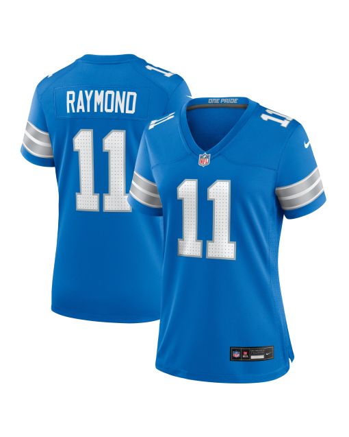 Women’s Detroit Lions Kalif Raymond Blue Team Game Jersey