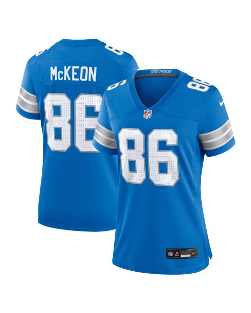 Women’s Detroit Lions Sean McKeon Blue Game Jersey