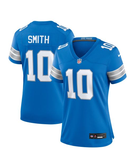 Women’s Detroit Lions Tre’Quan Smith Blue Game Jersey