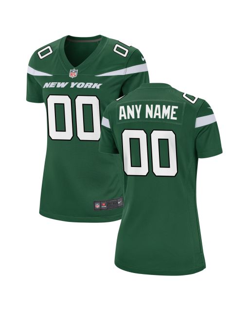 Women’s Gotham Green New York Jets Custom Game Jersey