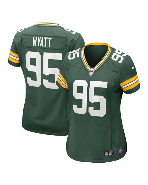 Women’s Green Bay Packers Devonte Wyatt Green Player Game Jersey
