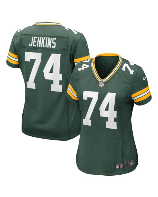 Women’s Green Bay Packers Elgton Jenkins Green Game Jersey