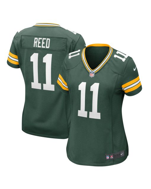 Women’s Green Bay Packers Jayden Reed Green Game Jersey