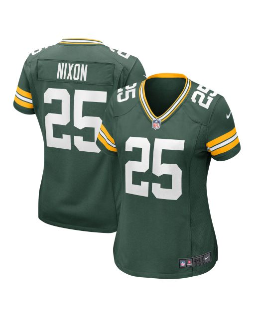 Women’s Green Bay Packers Keisean Nixon Green Player Game Jersey