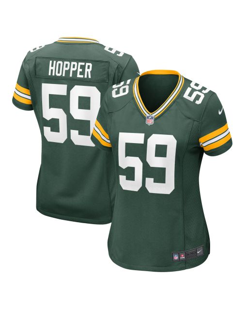 Women’s Green Bay Packers Ty’Ron Hopper Green Game Jersey