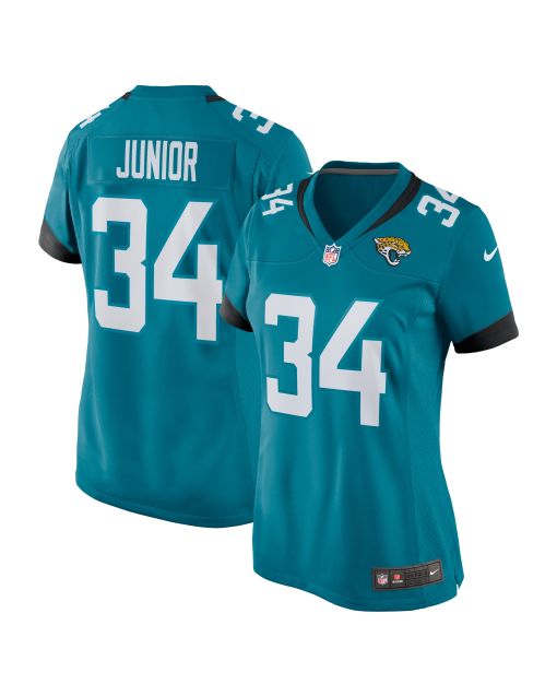 Women’s Gregory Junior Jacksonville Jaguars Teal Game Player Jersey