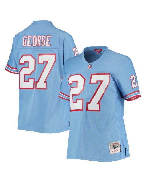 Women’s Houston Oilers Eddie George Mitchell & Ness Light Blue Legacy Player Jersey