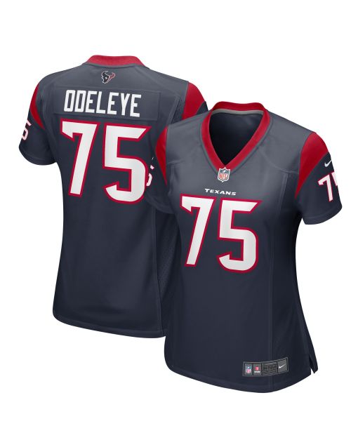 Women’s Houston Texans Adedayo Odeleye Navy Game Player Jersey