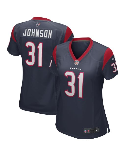 Women’s Houston Texans David Johnson Navy Game Player Jersey
