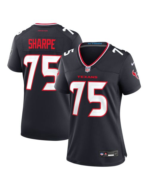 Women’s Houston Texans David Sharpe Navy Team Game Jersey