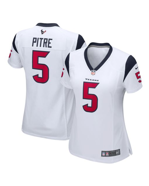 Women’s Houston Texans Jalen Pitre White Game Player Jersey