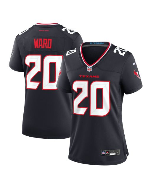 Women’s Houston Texans Jimmie Ward Navy Team Game Jersey