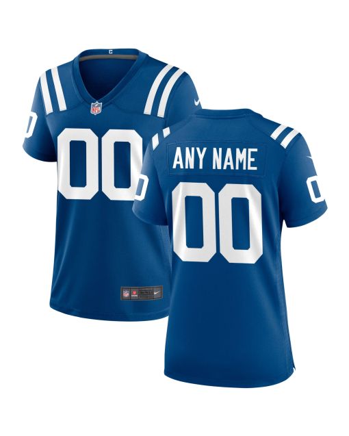 Women’s Indianapolis Colts Royal Custom Game Jersey