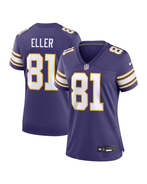 Women’s Minnesota Vikings Carl Eller Purple Classic Retired Player Jersey