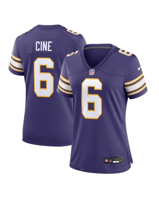 Women’s Minnesota Vikings Lewis Cine Purple Classic Player Game Jersey