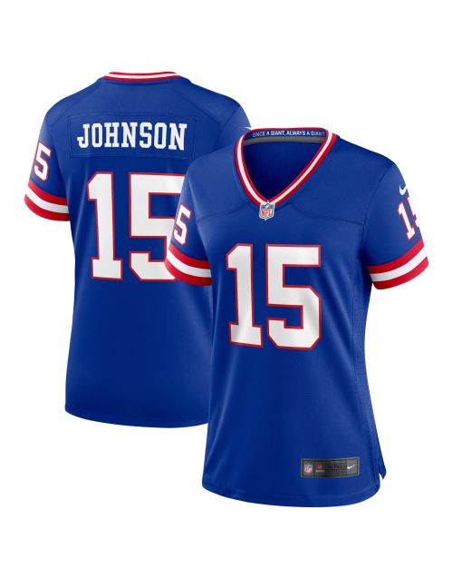 Women’s New York Giants Collin Johnson Royal Classic Player Game Jersey