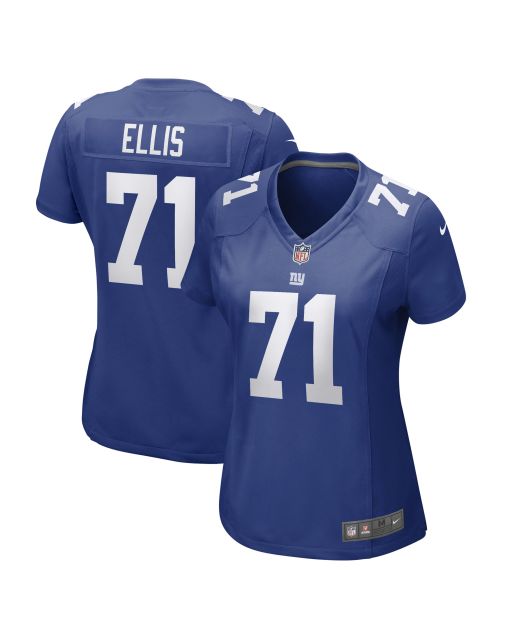 Women’s New York Giants Justin Ellis Royal Game Player Jersey