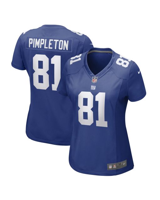 Women’s New York Giants Kalil Pimpleton Royal Game Player Jersey