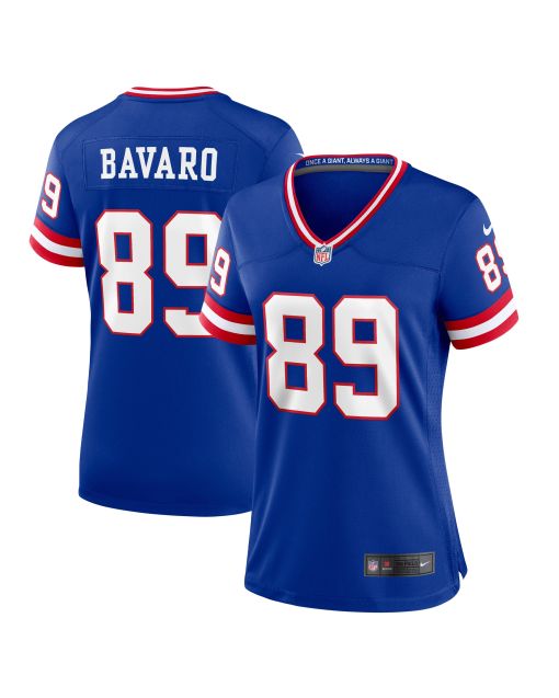 Women’s New York Giants Mark Bavaro Royal Classic Retired Player Game Jersey