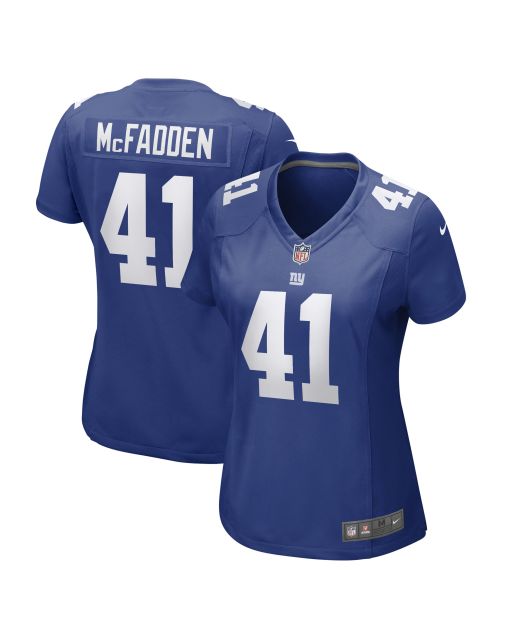 Women’s New York Giants Micah McFadden Royal Game Player Jersey