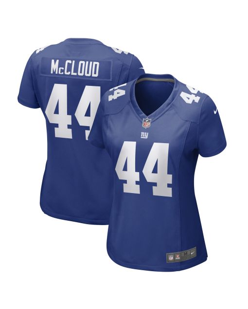 Women’s New York Giants Nick McCloud Royal Game Player Jersey