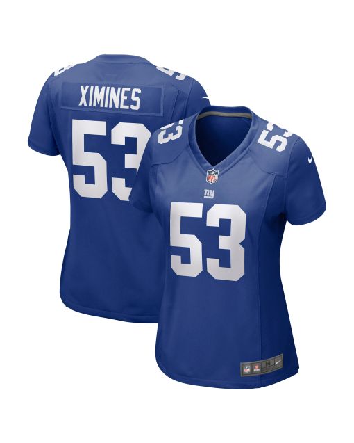 Women’s New York Giants Oshane Ximines Royal Game Jersey