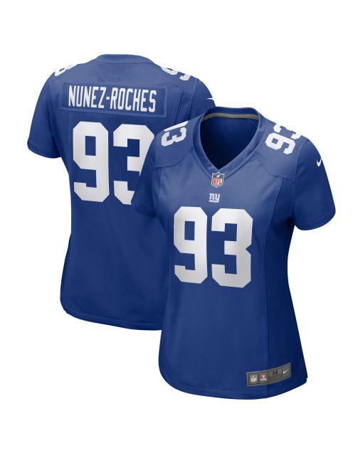 Women’s New York Giants Rakeem Nunez-Roches Royal Game Player Jersey