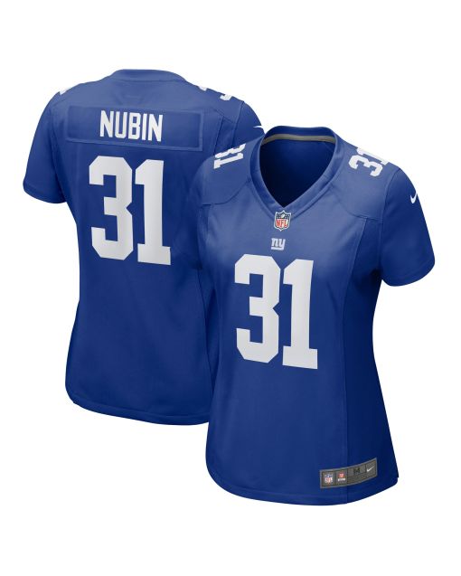 Women’s New York Giants Tyler Nubin Royal Game Jersey