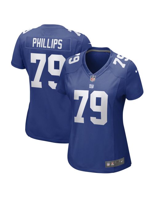 Women’s New York Giants Tyre Phillips Royal Game Player Jersey